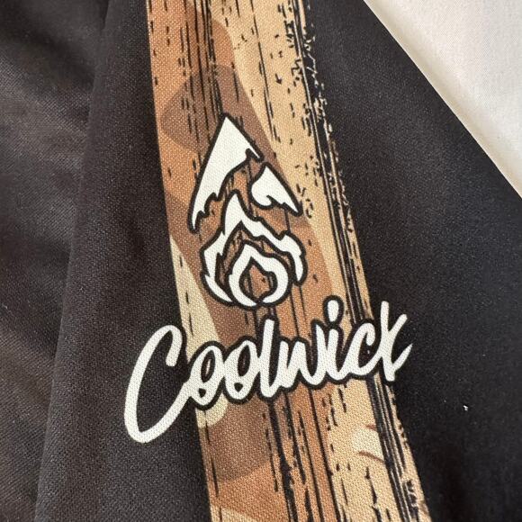 Coolwick Hammer Desert Fast Track Camo American Flag Bowling Shirt Size 2x - Picture 3 of 7